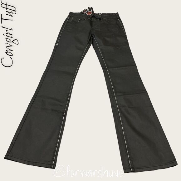 Cowgirl Tuff Blackout Jeans Size (US 8) 28 x 35 READ - Picture 1 of 13